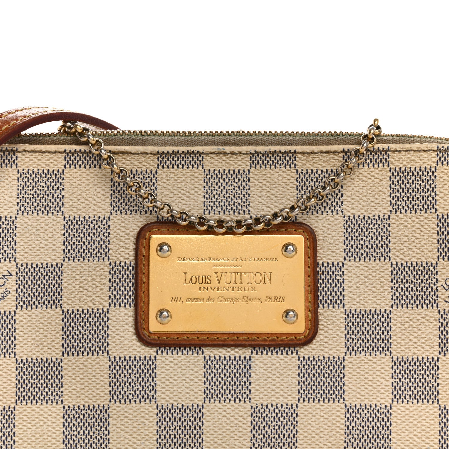 Louis Vuitton Damier Azur Eva Clutch 8 of 15