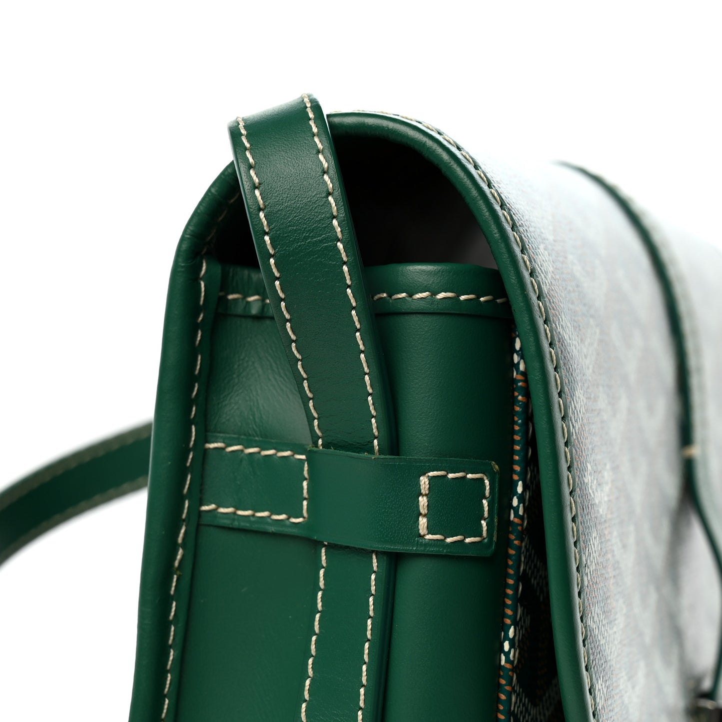 Goyardine Belvedere II PM Messenger Bag Green