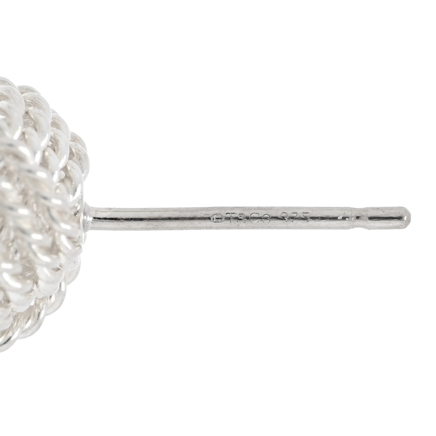 Sterling Silver Twist Knot Earrings