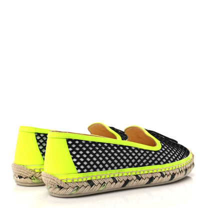 Christian Louboutin Neo Resille Ivy Espapop Flat Espadrilles 37 White Black 4 of 8