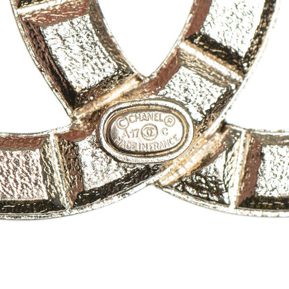 Chanel Studded CC Pin Brooch Gold 4 of 4