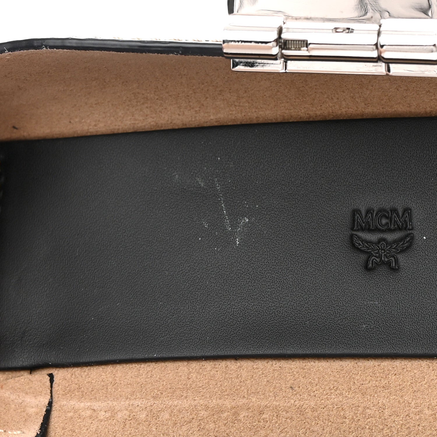 MCM Calfskin Ottomar Monogram Soft Berlin Belt Bag Black 13 of 13