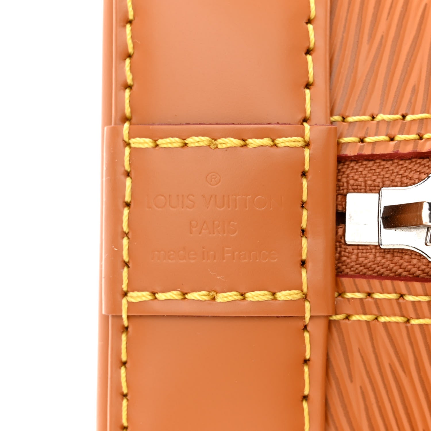 Louis Vuitton Epi Jacquard Alma BB Honey Gold 6 of 9