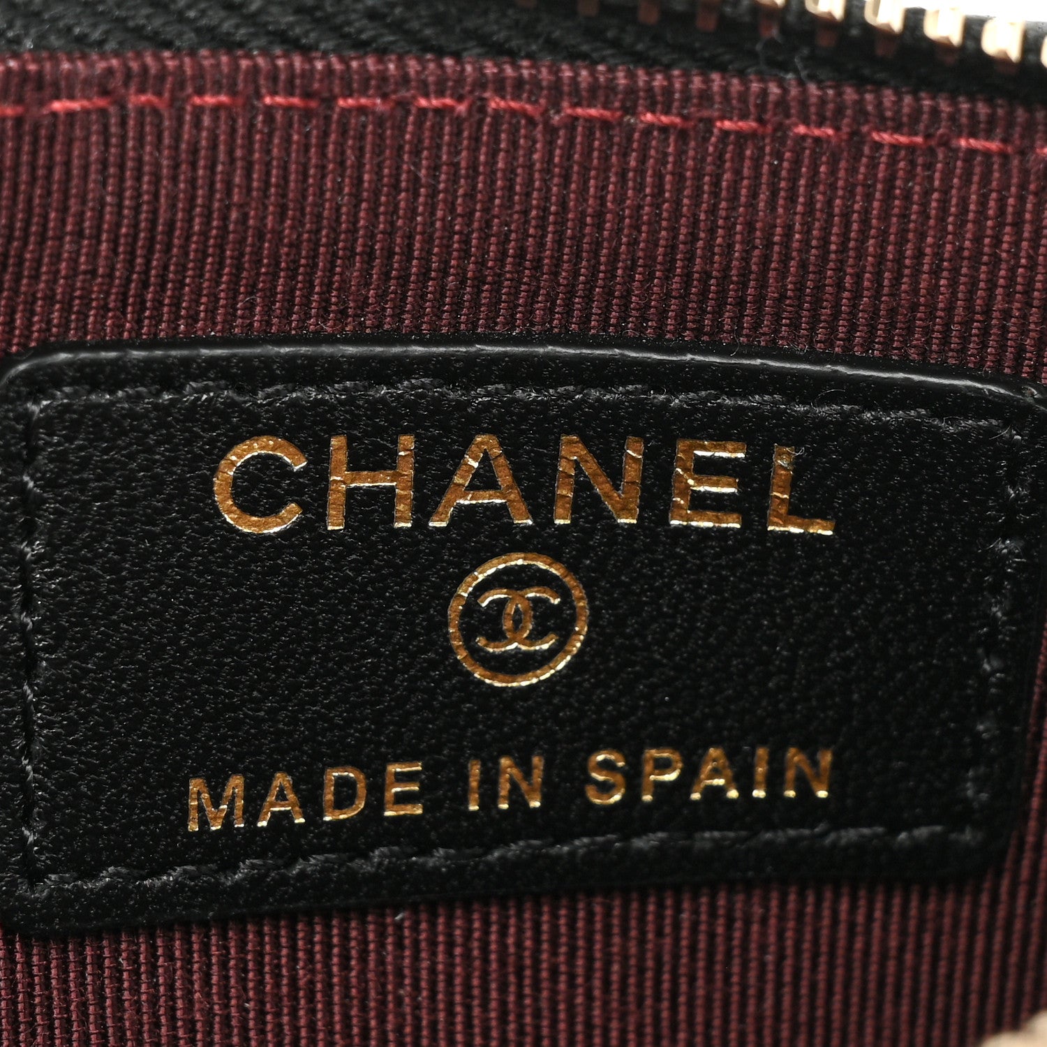 Chanel Lambskin Quilted Flap Zip Card Holder Black 8 of 11