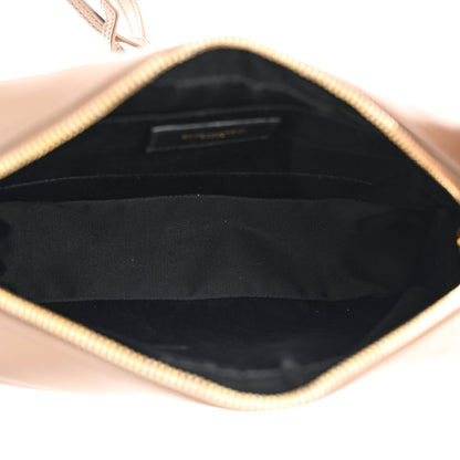 Saint Laurent Calfskin Matelasse Monogram Lou Camera Bag Dark Beige 5 of 14
