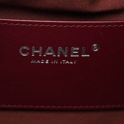 Chanel Shiny Calfskin Quilted Small Chanel 25 Handbag Burgundy 6 of 11