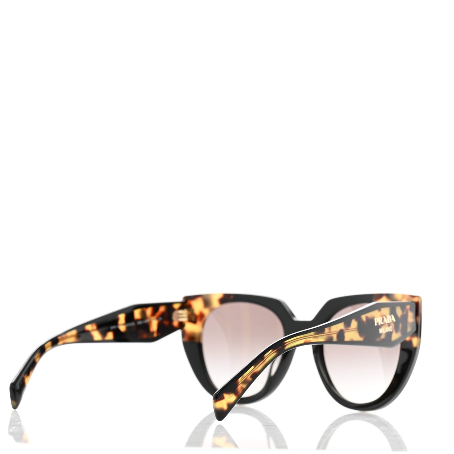 Acetate Sunglasses SPR 14W Tortoise Black