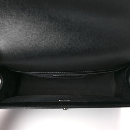 Chanel Caviar Quilted Medium Boy Flap Black 5 of 9