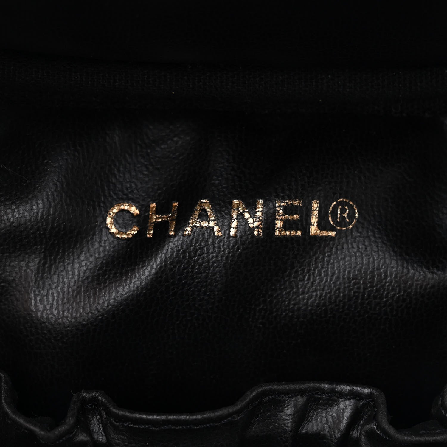 Chanel Caviar Vanity Cosmetic Case Black 7 of 11