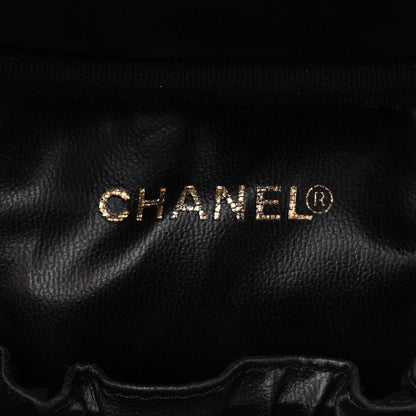 Chanel Caviar Vanity Cosmetic Case Black 7 of 11