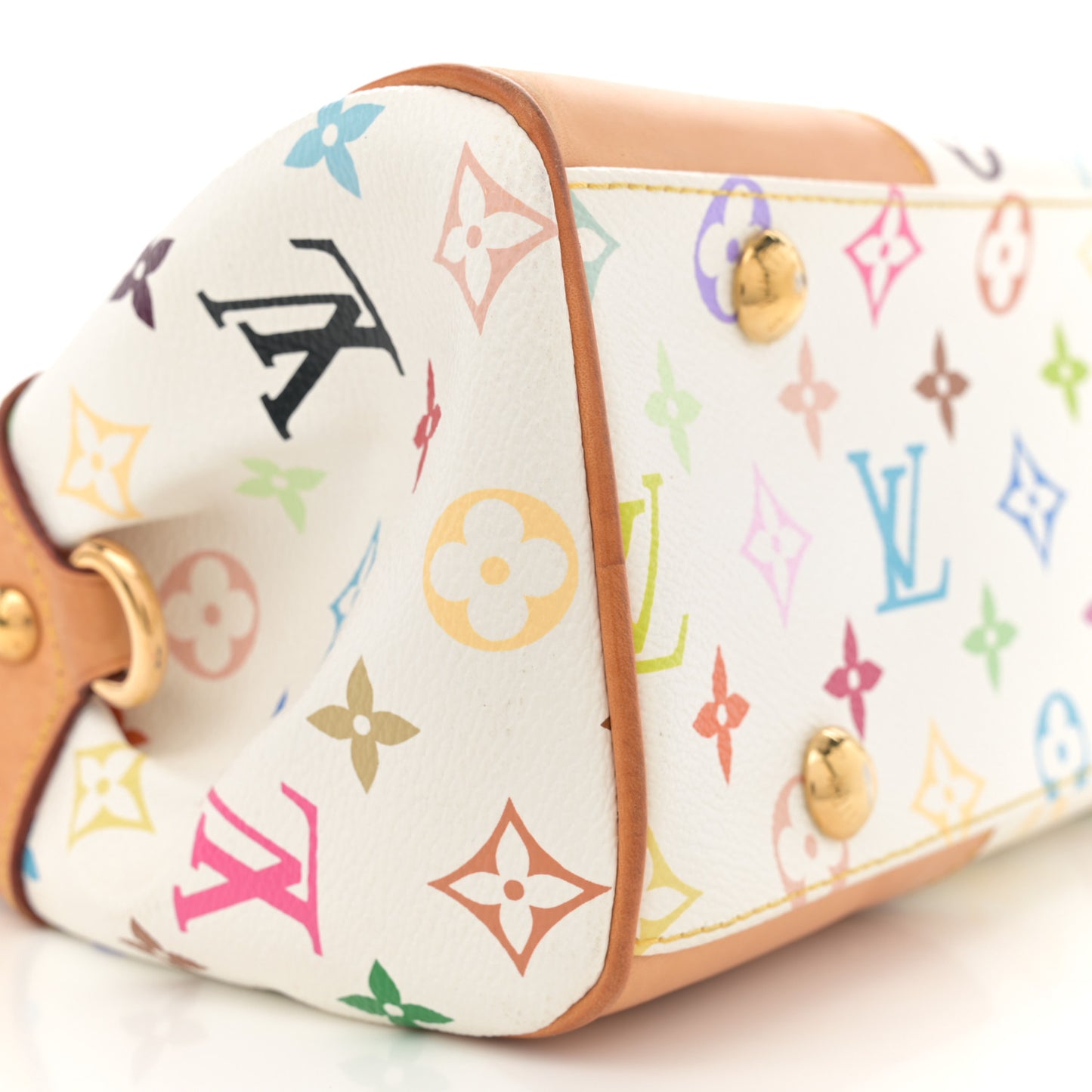 Monogram Multicolor Beverly MM White