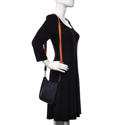 Hermes Taurillon Clemence Amazone Evelyne TPM Bleu Nuit 2 of 12