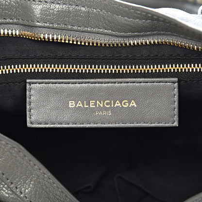 Balenciaga Chevre Gold Metallic Edge Hardware S City Gris Acier 6 of 12