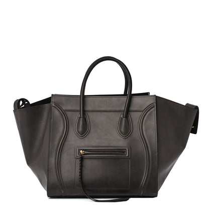 Celine Smooth Calfskin Medium Phantom Luggage Grey 1 of 26