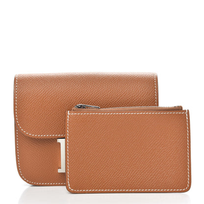 Hermes Epsom Constance Slim Wallet Gold 3 of 8