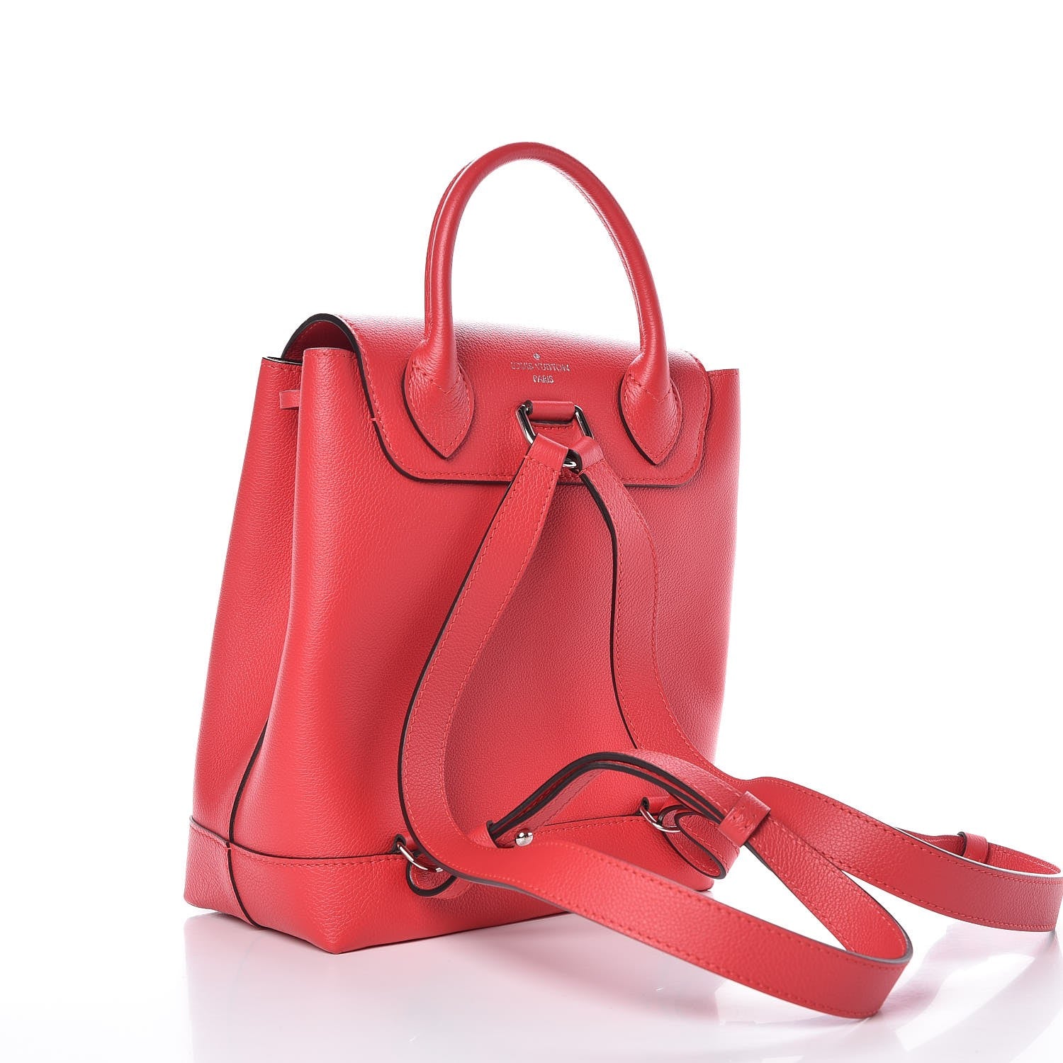 Louis Vuitton Soft Calfskin Lockme Backpack Poppy 3 of 7