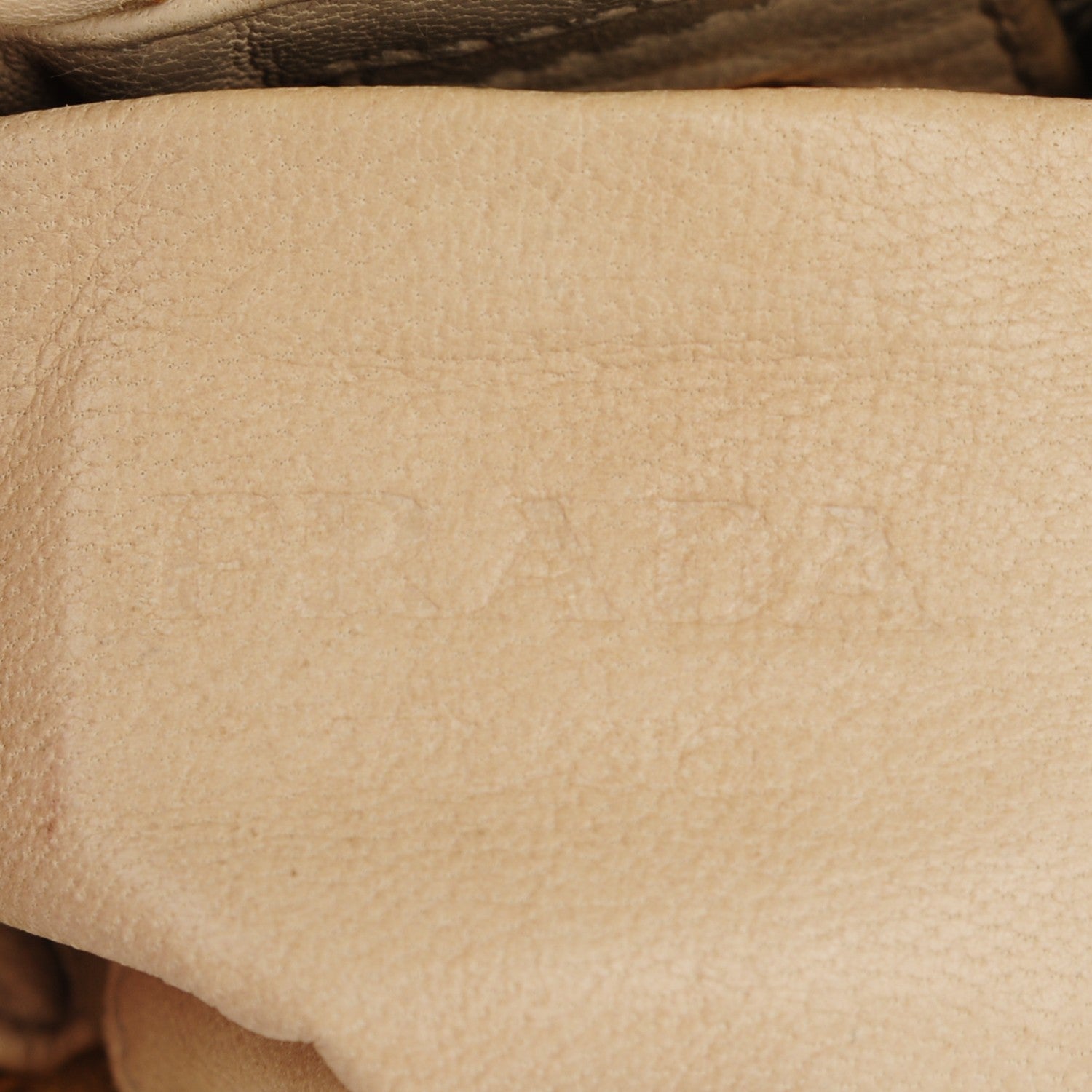 Prada Nappa Stripes Shoulder Bag Cera Oro 6 of 10