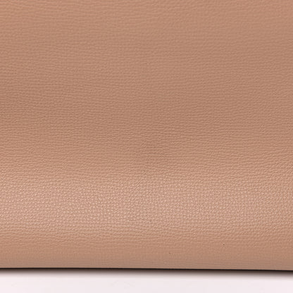 Burberry Grainy Calfskin Haymarket Check Medium Reversible Tote Camel 16 of 18