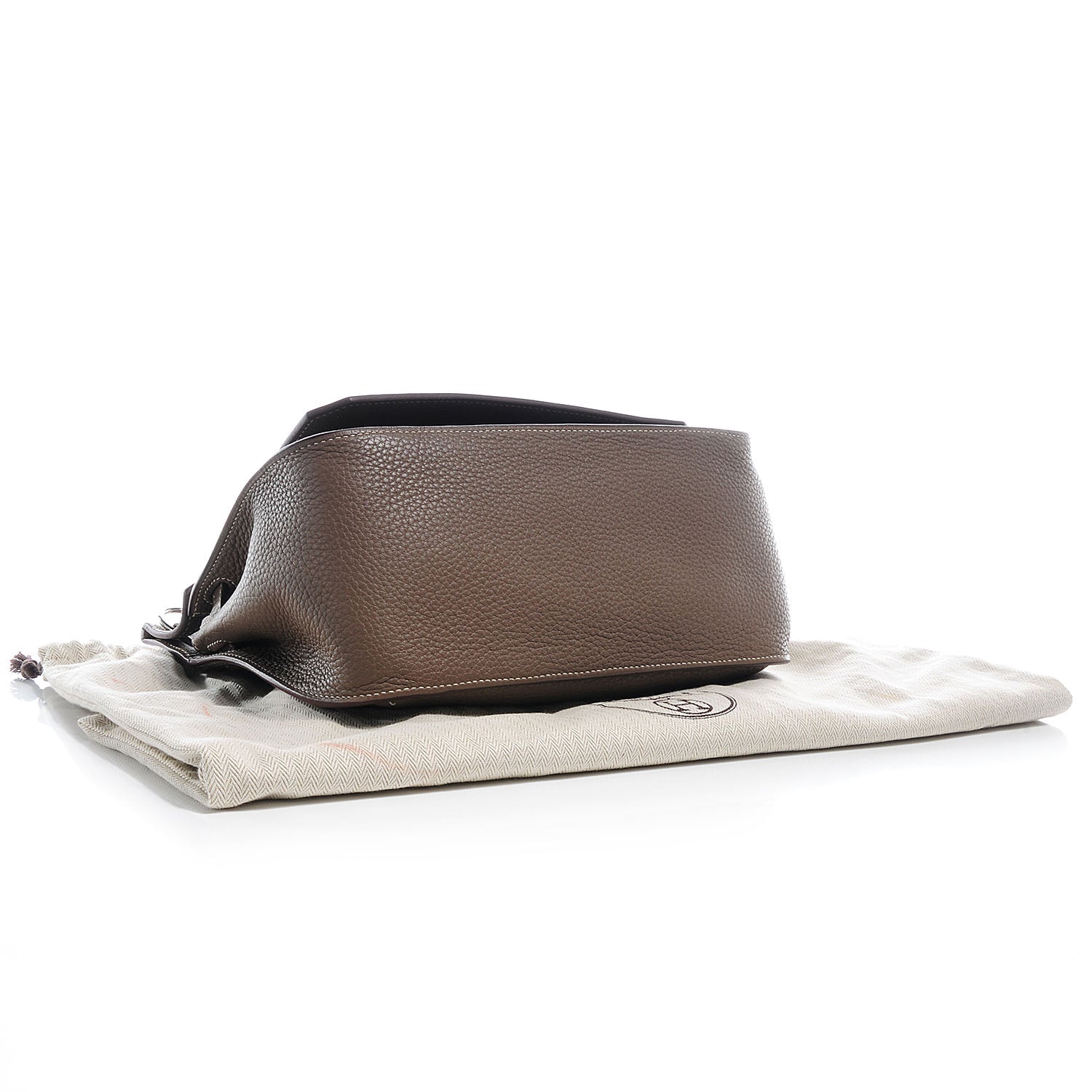 Hermes Taurillon Clemence Jypsiere 28 Etoupe 4 of 8