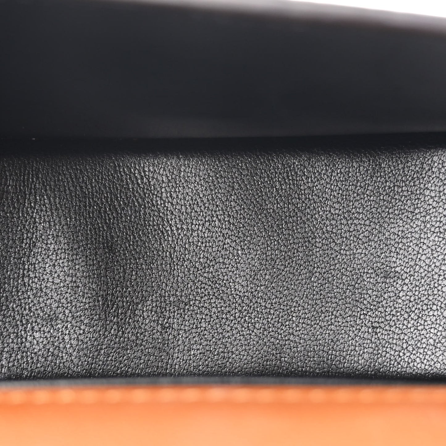 Calfskin Small Nile Bracelet Minaudiere Bag Caramel