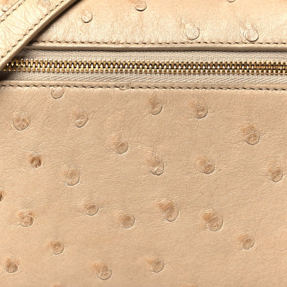 Loro Piana Ostrich L19 Extra Pocket Pouch Beige 7 of 9