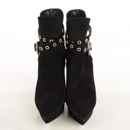 Saint Laurent Suede Classic Janis 105 Ankle Booties 41 2 of 6