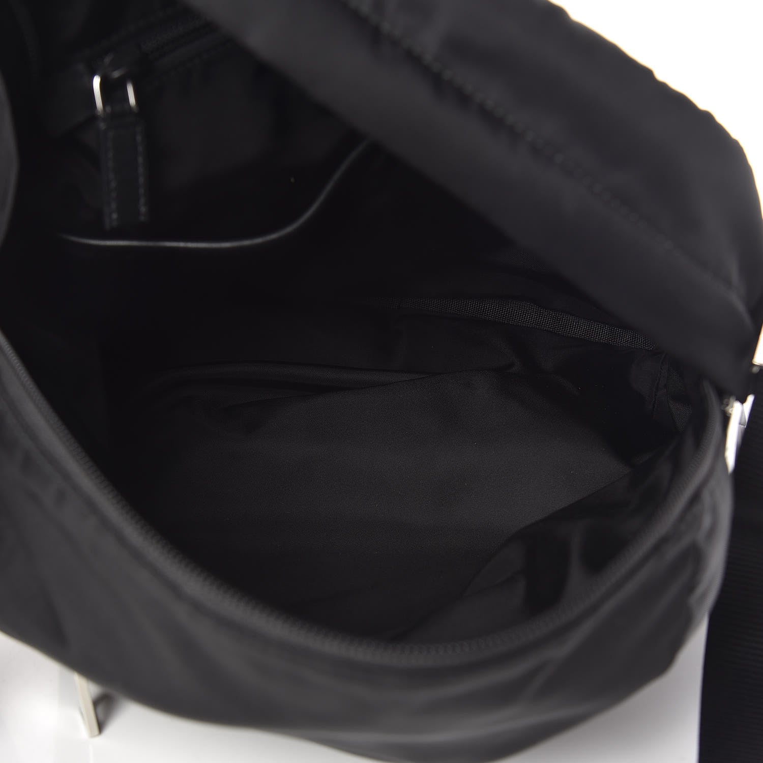 Prada Tessuto Nylon Crossbody Bag Black 5 of 9