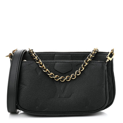 Louis Vuitton Empreinte Monogram Giant Multi Pochette Accessories Black 1 of 11