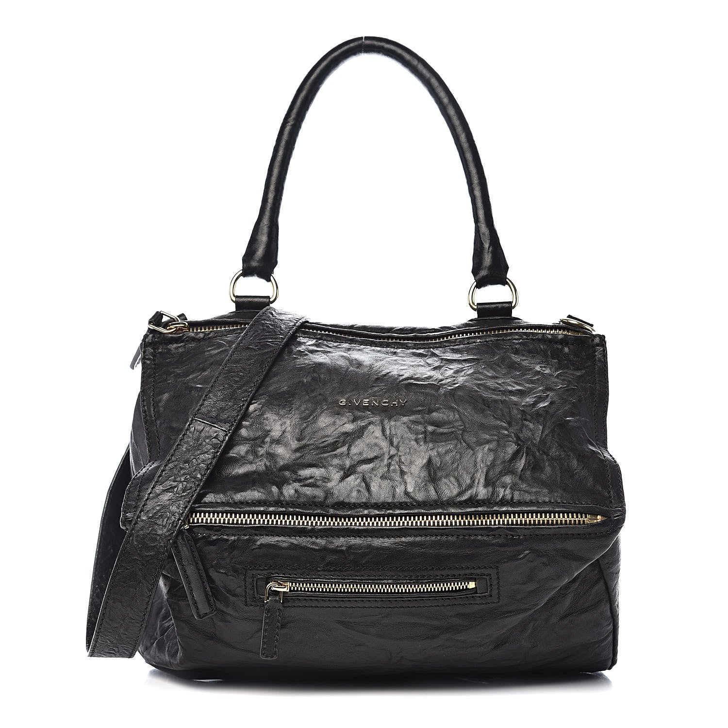 Givenchy Tumbled Sheepskin Medium Pandora Bag Black 1 of 11