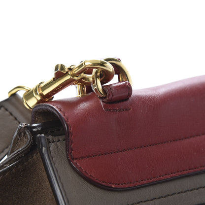 Celine Calfskin Suede Medium Tri-Color Trapeze Taupe 12 of 17