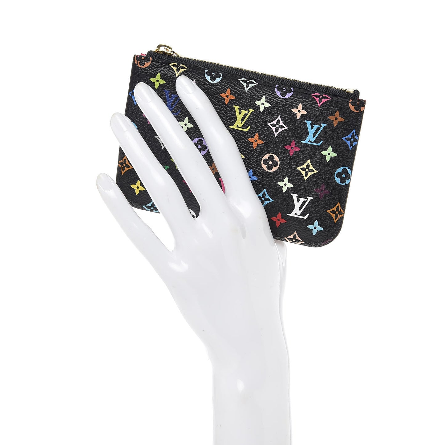 Monogram Multicolor Key Pouch Black Grenade