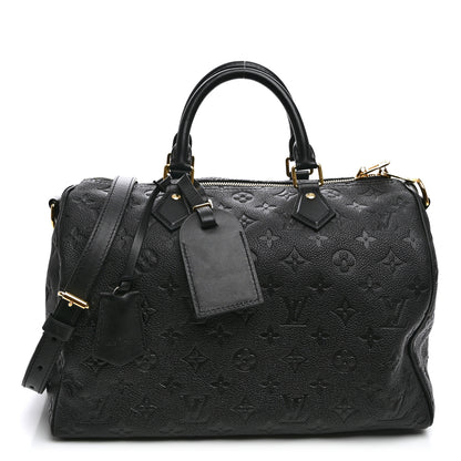 Louis Vuitton Empreinte Monogram Speedy Soft 30 Black 1 of 9
