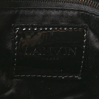 Lanvin Calfskin Pony Hair Happy Square Shoulder Bag Leopard 6 of 9