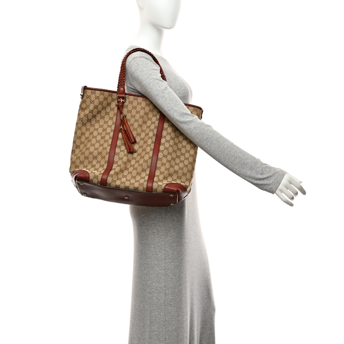 Gucci Monogram Large Marrakech Tote Red 2 of 12
