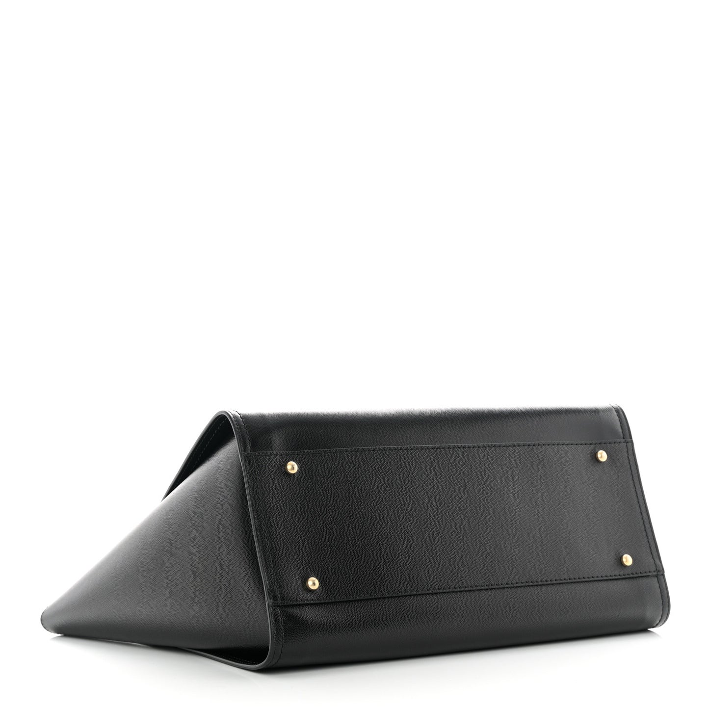 Caviar Medium Studded Deauville Tote Black