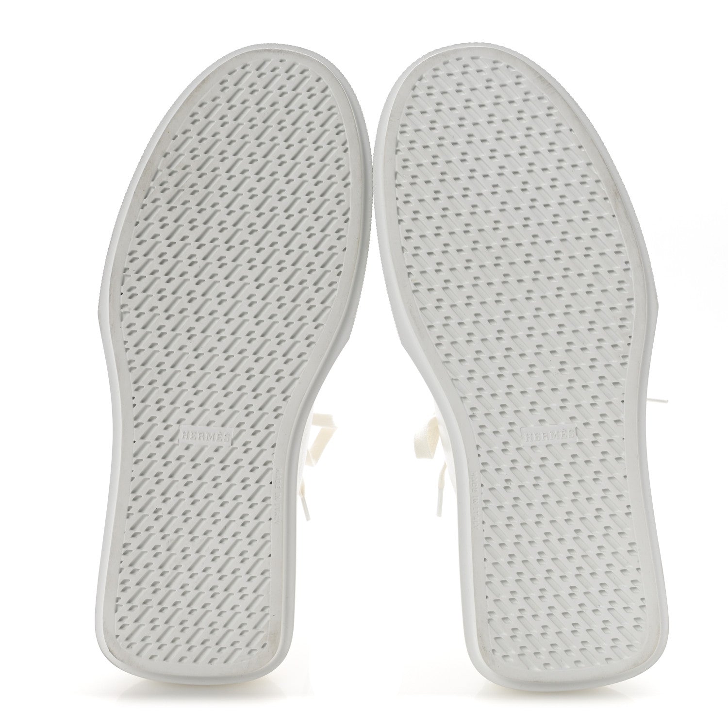 Hermes Calfskin Mens Haru Derby Sneakers 42 White 6 of 10