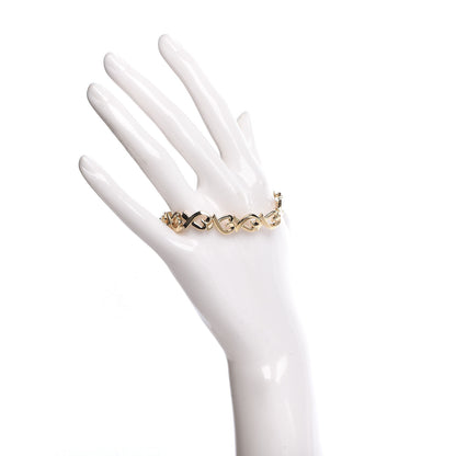 Tiffany 18K Yellow Gold Paloma Picasso Loving Heart Bracelet 2 of 6
