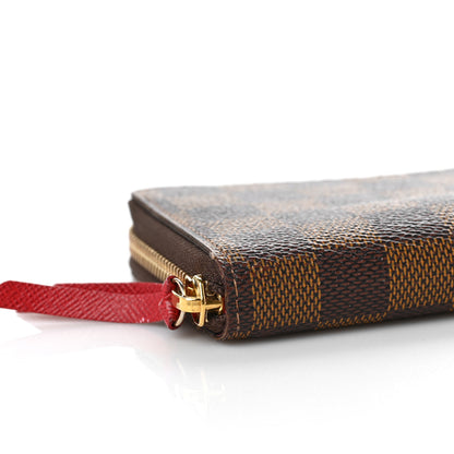 Louis Vuitton Damier Ebene Clemence Wallet Cherry 7 of 8