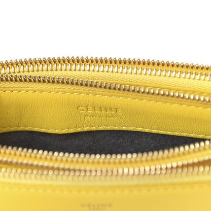 Celine Lambskin Small Trio Crossbody Bag Fluo Yellow 8 of 9