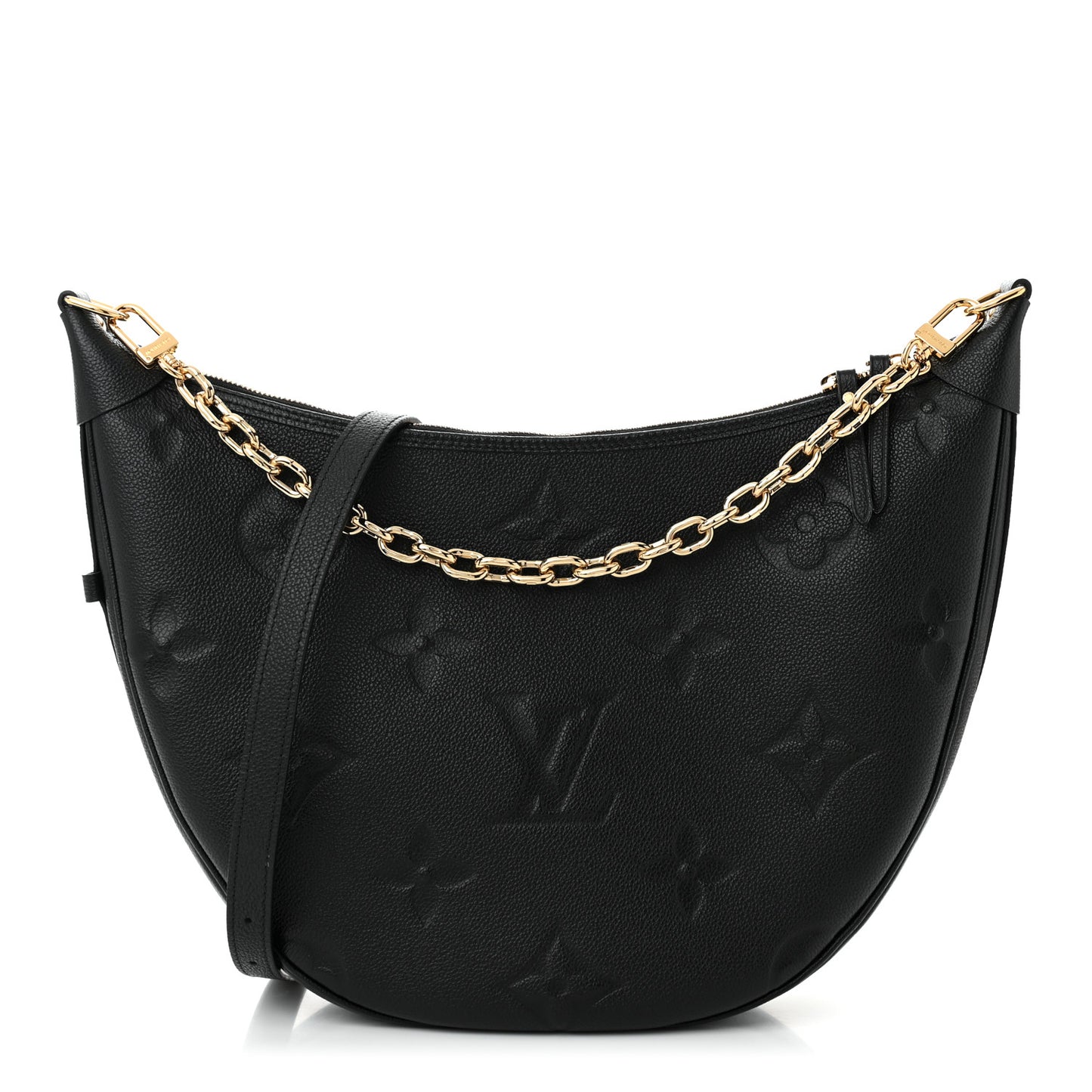 Empreinte Monogram Giant Loop Hobo Black