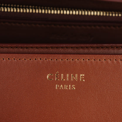 Celine Smooth Calfskin Medium Classic Box Flap Bag Chestnut 7 of 9