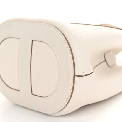 Hermes Taurillon Clemence Swift In-The-Loop 18 Bag Gris Pale 10 of 12