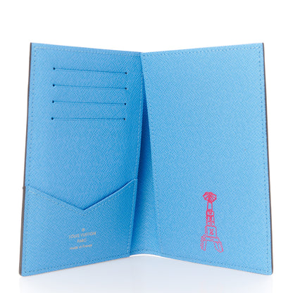 Louis Vuitton Monogram 2021 Christmas Animation China Passport Cover Myosotis Blue 5 of 9
