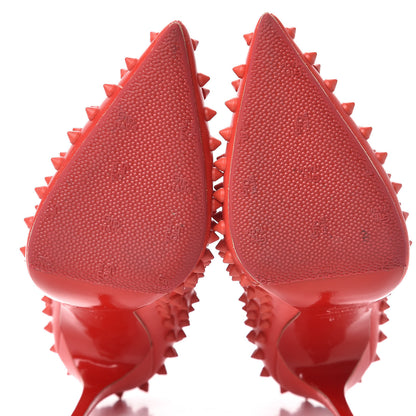 Christian Louboutin Kid Snakilta 120 Booties 37 Red 6 of 10