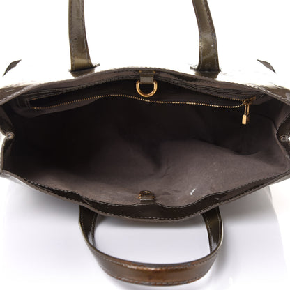 Louis Vuitton Vernis Wilshire PM Gris Art Deco 4 of 14