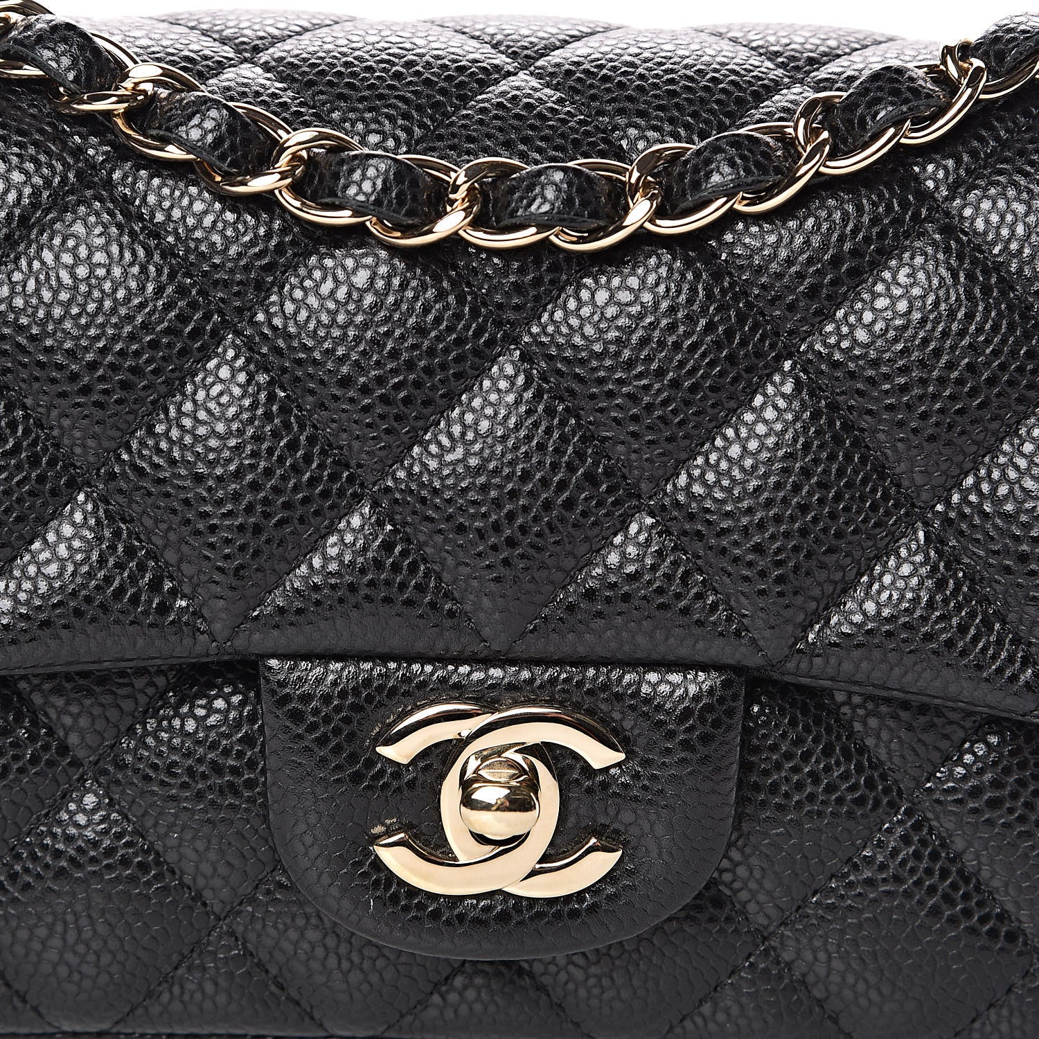 Chanel Caviar Quilted Mini Rectangular Flap Black 10 of 10