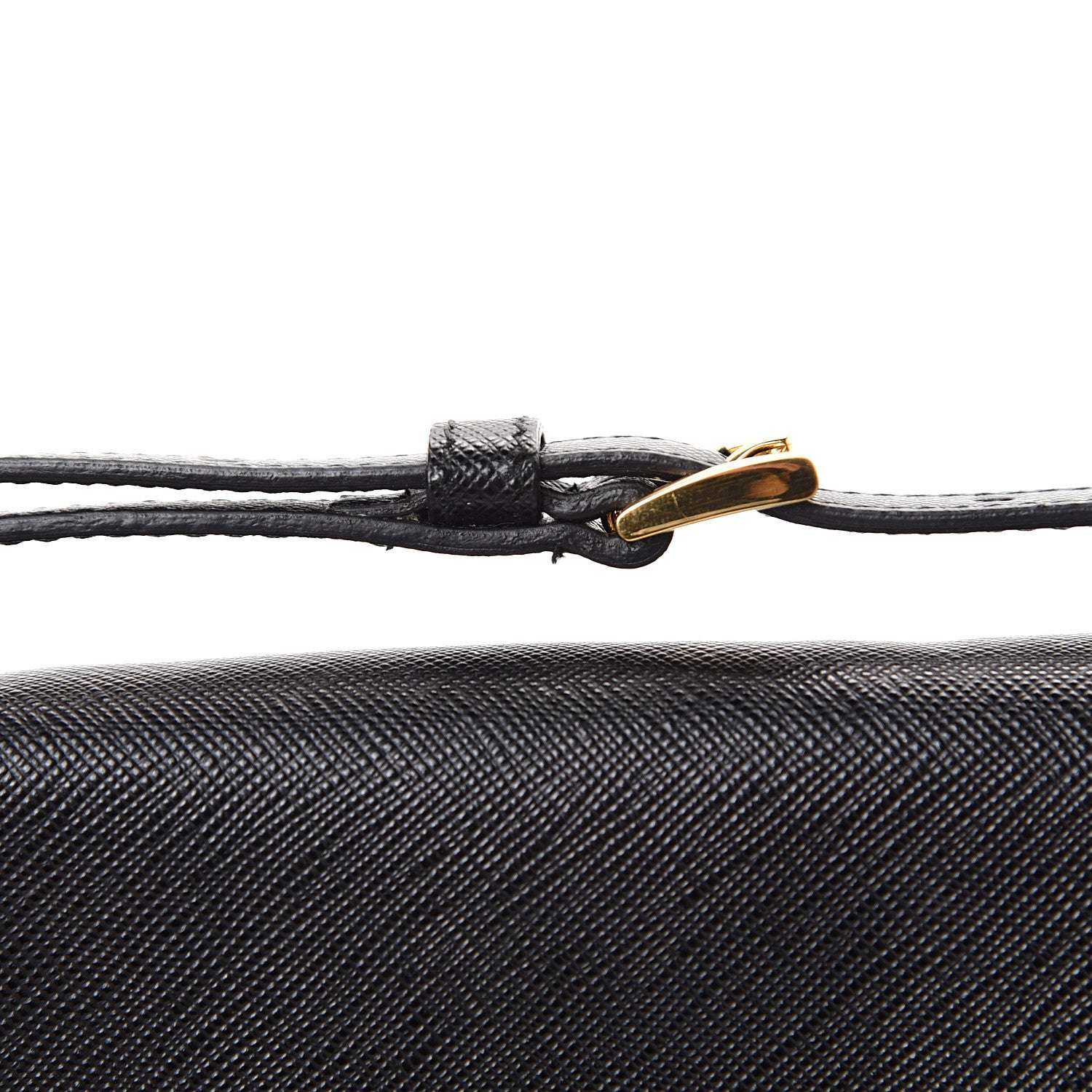 Prada Saffiano Lux Clutch Black 12 of 12