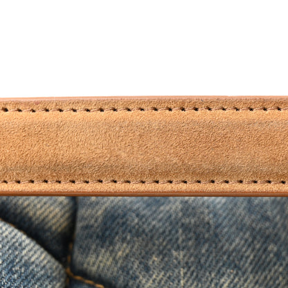 Saint Laurent Denim Quilted Small Loulou Puffer Monogram Chain Satchel Blue Cinnamon 12 of 12