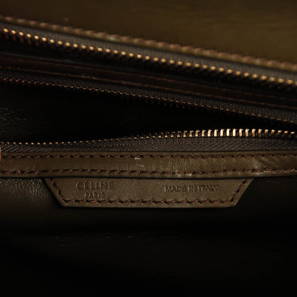 Celine Smooth Calfskin Mini Luggage Olive 7 of 9