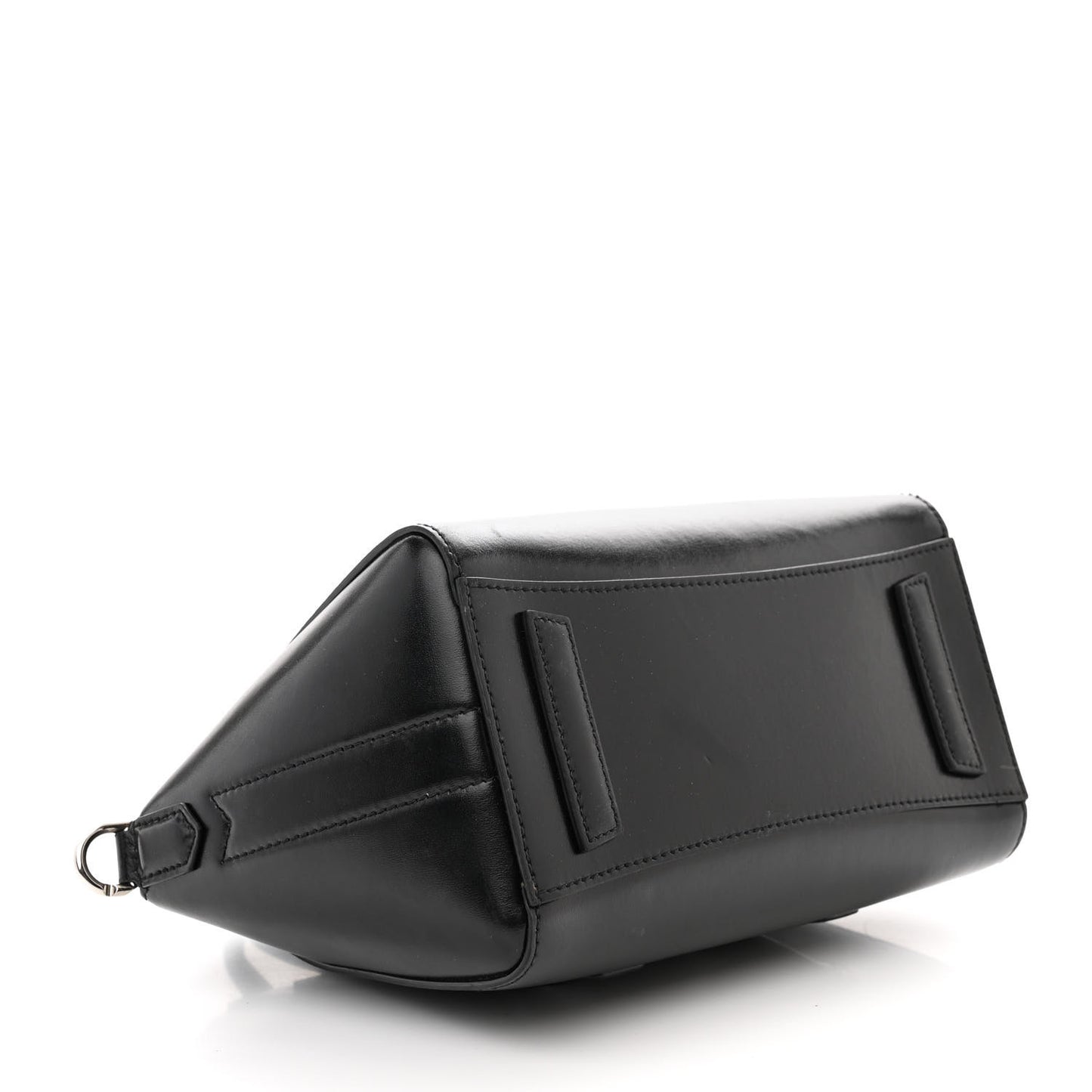 Box Calfskin Mini Lock Antigona Shoulder Bag Black